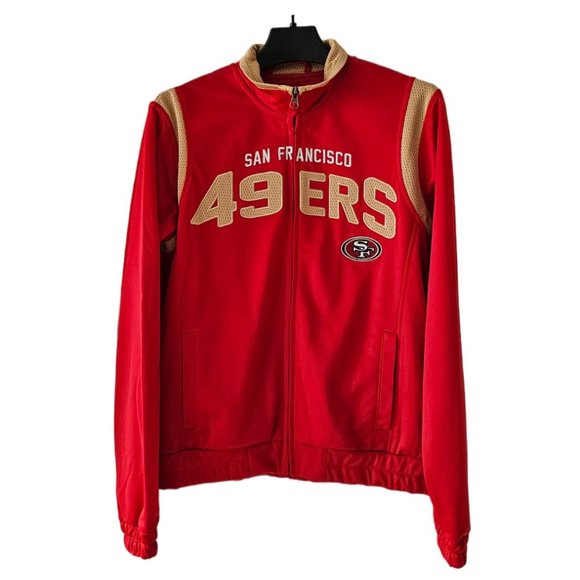 NFL Team G-III Apparel San Francisco 49ers Jacket | NWT | XS | Red Gold BLK WHT - Picture 4 of 16